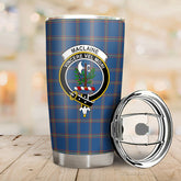 MacLaine of Loch Buie Hunting Ancient Tartan Crest Tumbler